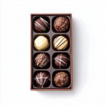 8 chocolats Noir et lait