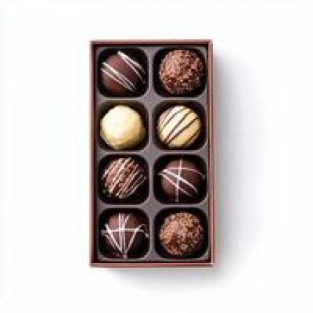 8 chocolats Noir et lait