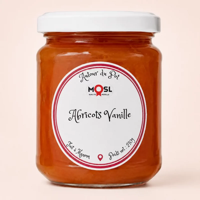 Confiture Abricots vanille