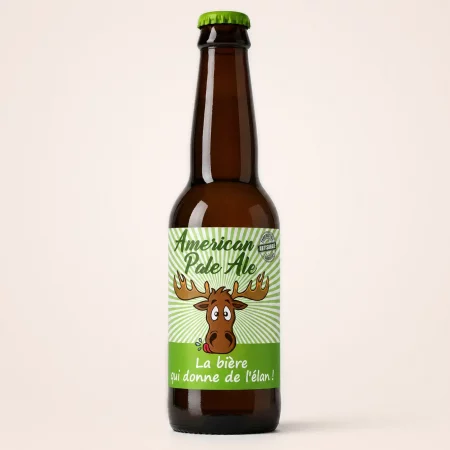 Bière American Pale Ale « La bière qui donne de l’élan ! »