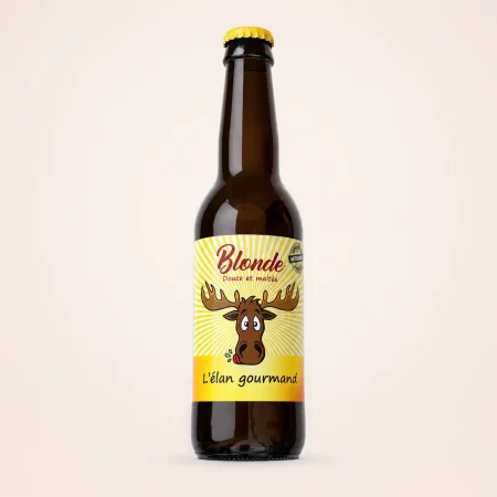 Bière Blonde « L’Élan gourmand »