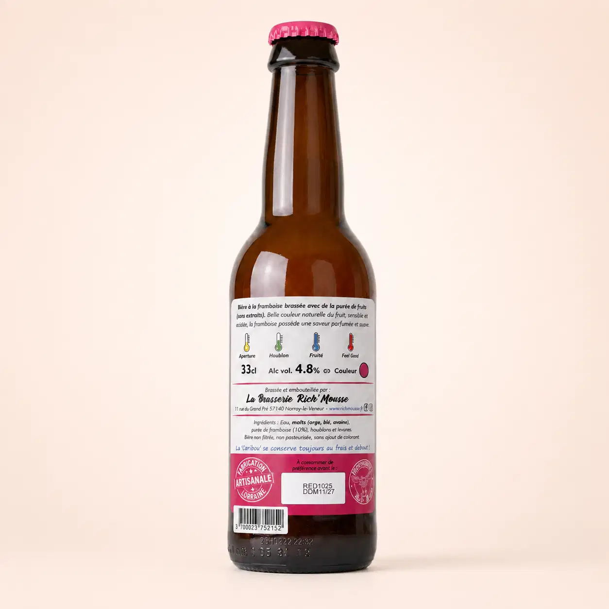 Bière Framboise « La Red Caribou » – Image 2