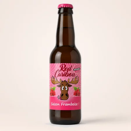 Bière Framboise « La Red Caribou »