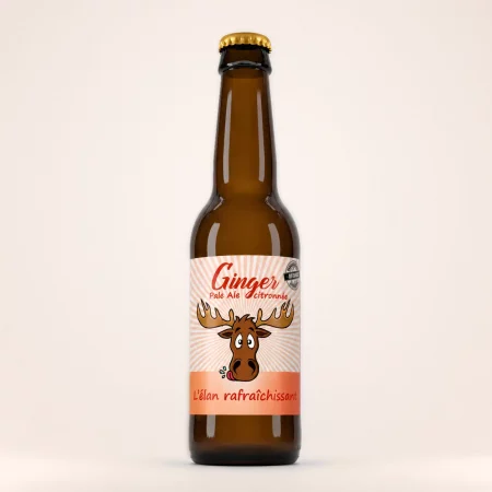 Bière Gingembre « L’Élan rafraîchissant ! »