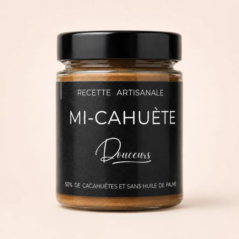 Pâte à tartiner mi-cahuète