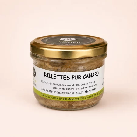 Rillettes pur canard