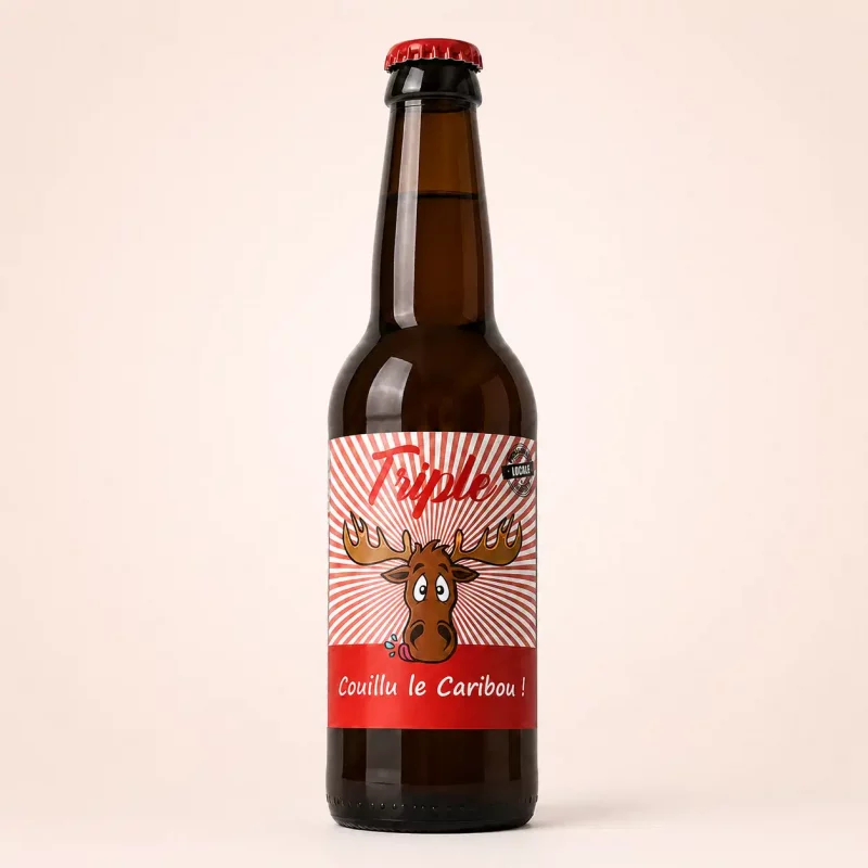 Bière Triple « Couillu le Caribou ! »