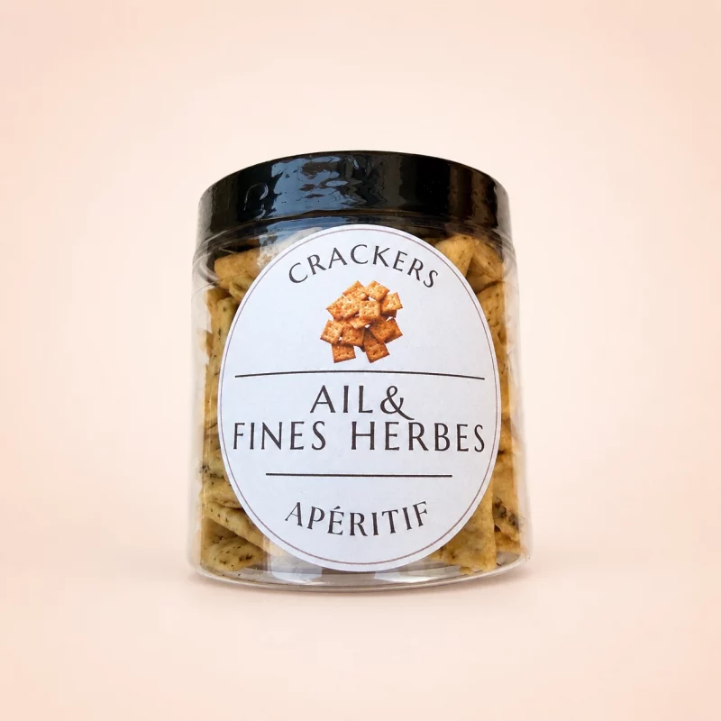 Crackers apéritif Ail & fines herbes