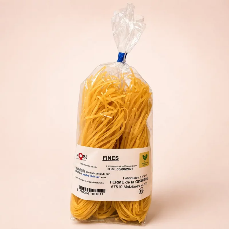 Pâtes aux œufs fines