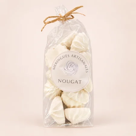 Meringues artisanales au nougat